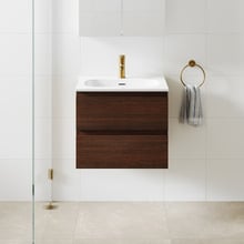 Hayman 600mm Wall Hung Single Vanity with Integrated Basin